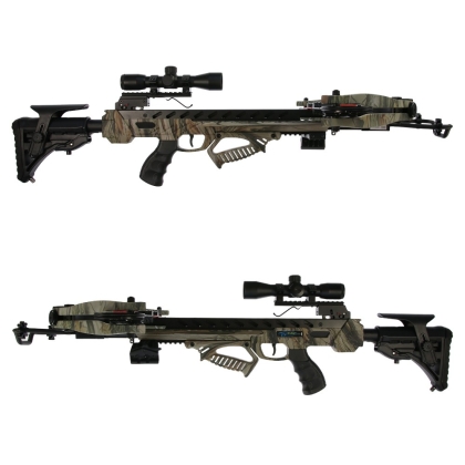 Set arbaleta compound Man Kung MK XB56 Frost Wolf Camo