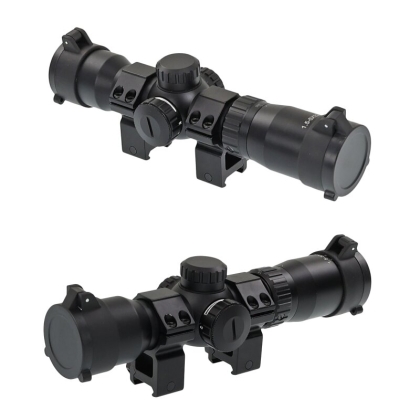 Оптически мерник X-BOW FMA 1.5-5x32 IR за арбалет с променливо увеличение и осветена мишена