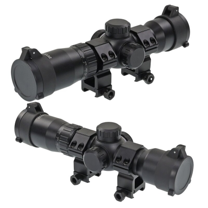 Оптически мерник X-BOW FMA 1.5-5x32 IR за арбалет с променливо увеличение и осветена мишена