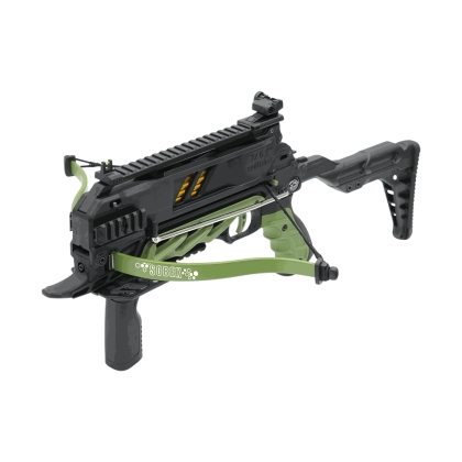Pistol Arbaletă cu Repetiție Man Kung MK-TCS Sobek, Verde, 185 FPS, 80 lbs + 10 sageti bonus
