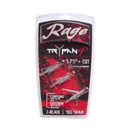 Комплект от 3 Rage Black Series Trypan +P титанови ловни върхове