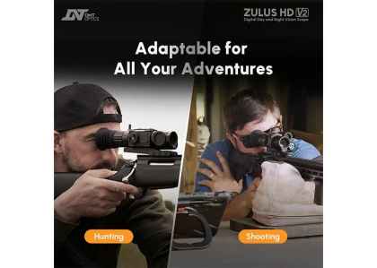 DNT Zulus HD V2 3–12x LRF, оптичен мерник с нощно виждане Sony STARVIS 2