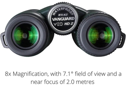 Бинокъл Vanguard VEO HD2 8x42, стъкла HOYA ED и карбонова рамка