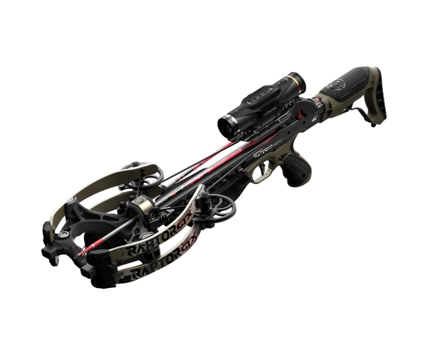 Set Arbaletă Compound Barnett Hyper Raptor GTX, 425 fps, Cycloptic-X PT