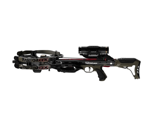 Set Arbaletă Compound Barnett Hyper Raptor GTX, 425 fps, Cycloptic-X PT