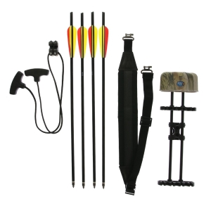 Set arbaleta compound Man Kung MK XB56 Frost Wolf Black