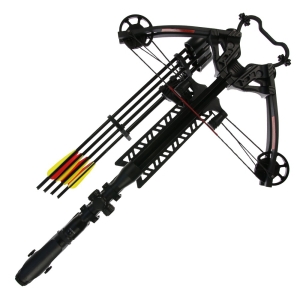 Set arbaleta compound Man Kung MK XB56 Frost Wolf Black