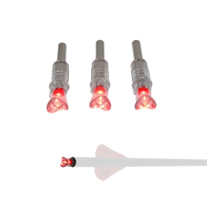 Set 3 nock-uri arbaleta luminoase X-BOW FMA Red