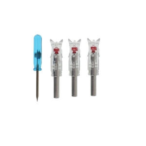 Set 3 nock-uri arbaleta luminoase X-BOW FMA Red