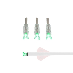 Set 3 nock-uri arbaleta luminoase X-BOW FMA Green