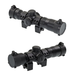 Оптически мерник X-BOW FMA 1.5-5x32 IR за арбалет с променливо увеличение и осветена мишена