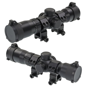 Оптически мерник X-BOW FMA 1.5-5x32 IR за арбалет с променливо увеличение и осветена мишена