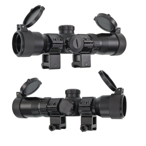 Оптически мерник X-BOW FMA 1.5-5x32 IR за арбалет с променливо увеличение и осветена мишена
