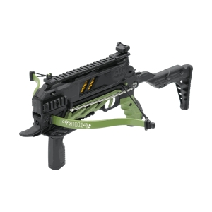 Pistol Arbaletă cu Repetiție Man Kung MK-TCS Sobek, Verde, 185 FPS, 80 lbs + 10 sageti bonus