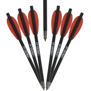 Set 6 săgeți Carbon X-BOW FMA pentru Arbalete Pistol Bodkin