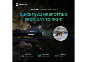 HikMicro Cheetah Clip-On 850 nm IR, 3-в-1 UHD устройство за нощно виждане