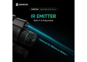 HikMicro Cheetah LRF 850 nm IR, Lunetă Night Vision cu Telemetru Laser