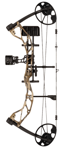 Set Arc Compound Diamond Radian Mossy Oak Bottomland, Pachet Complet "Ready-to-Shoot"