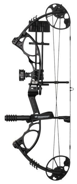 Set Arc Compound Ultra-Stabil Diamond Edge XT, Black, Ajustabil 20-70 lbs & 13-31 inch